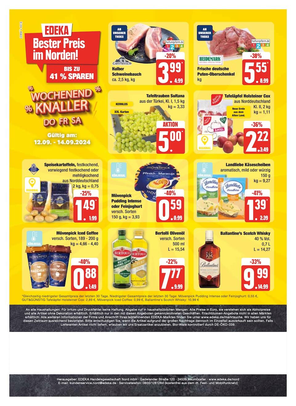 Edeka Prospekt ab Montag - Schleswig - Holstein Seite 24
