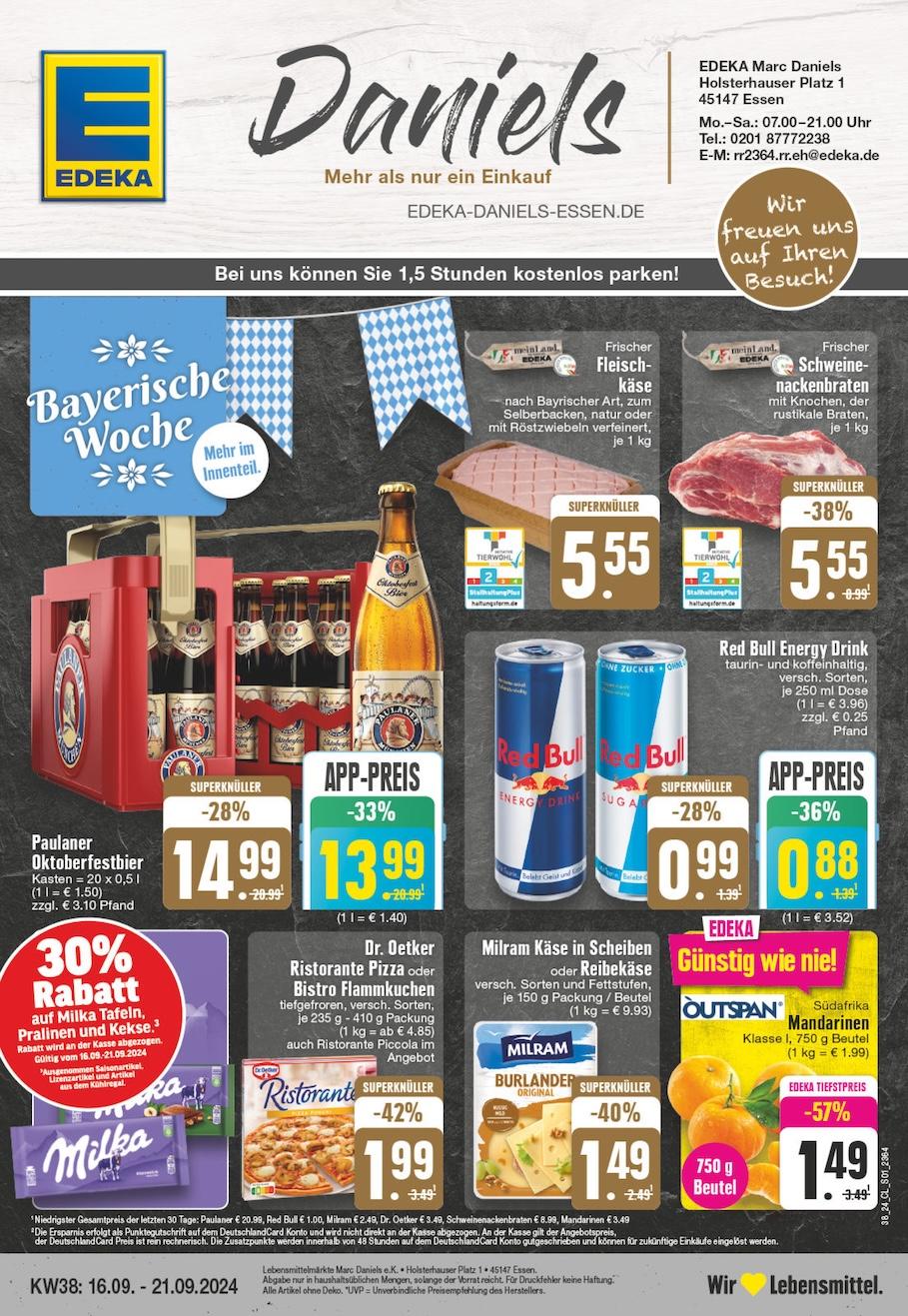 Edeka Prospekt ab Montag - Nordrhein - Westfalen Seite 1
