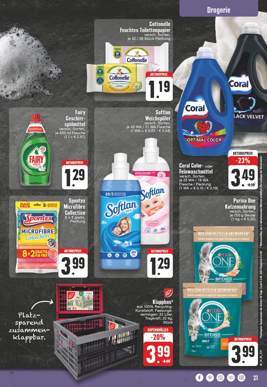 Edeka Prospekt ab Montag - Nordrhein - Westfalen Seite 21