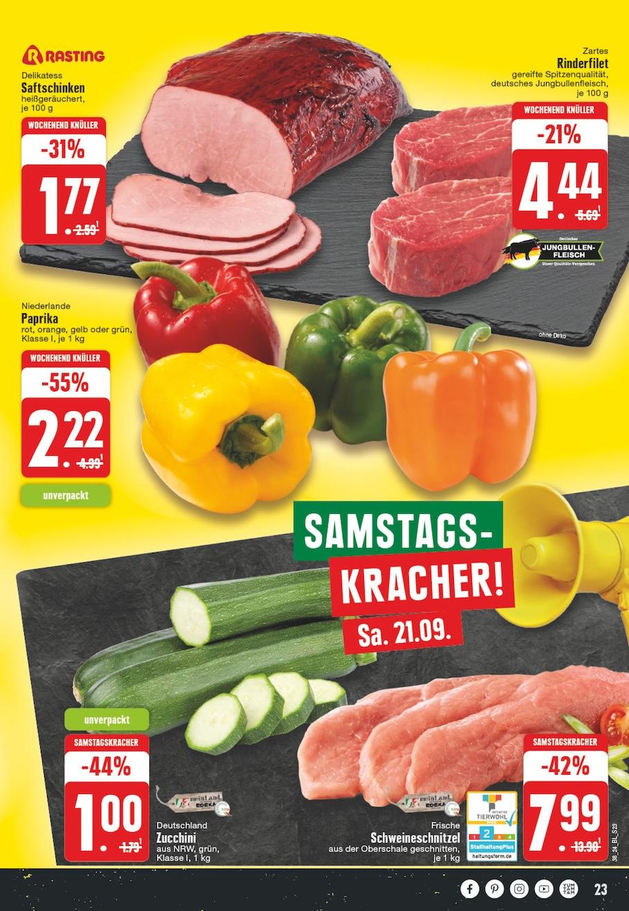 Edeka Prospekt ab Montag - Nordrhein - Westfalen Seite 23