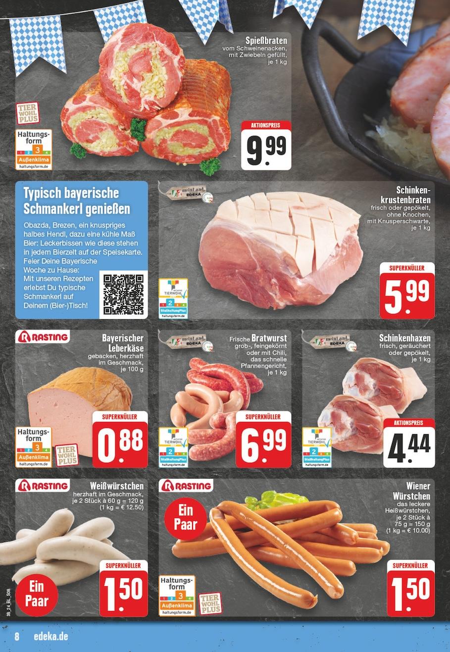 Edeka Prospekt ab Montag - Nordrhein - Westfalen Seite 8