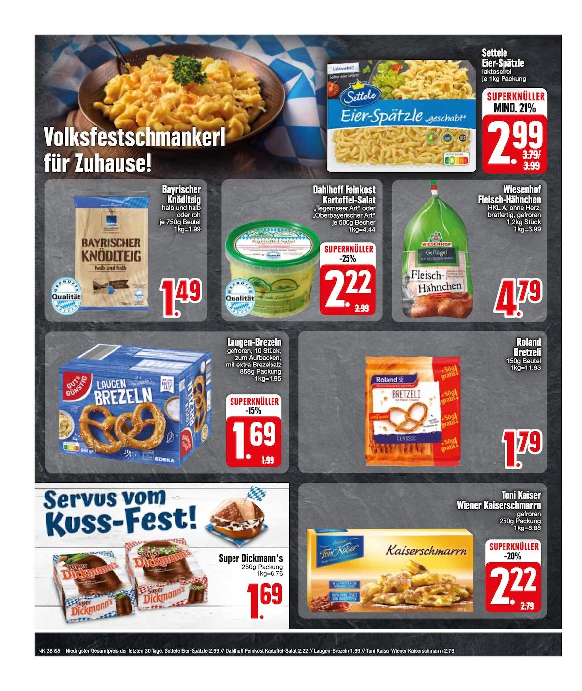 Edeka Prospekt ab Montag - Bayern Süd Seite 8