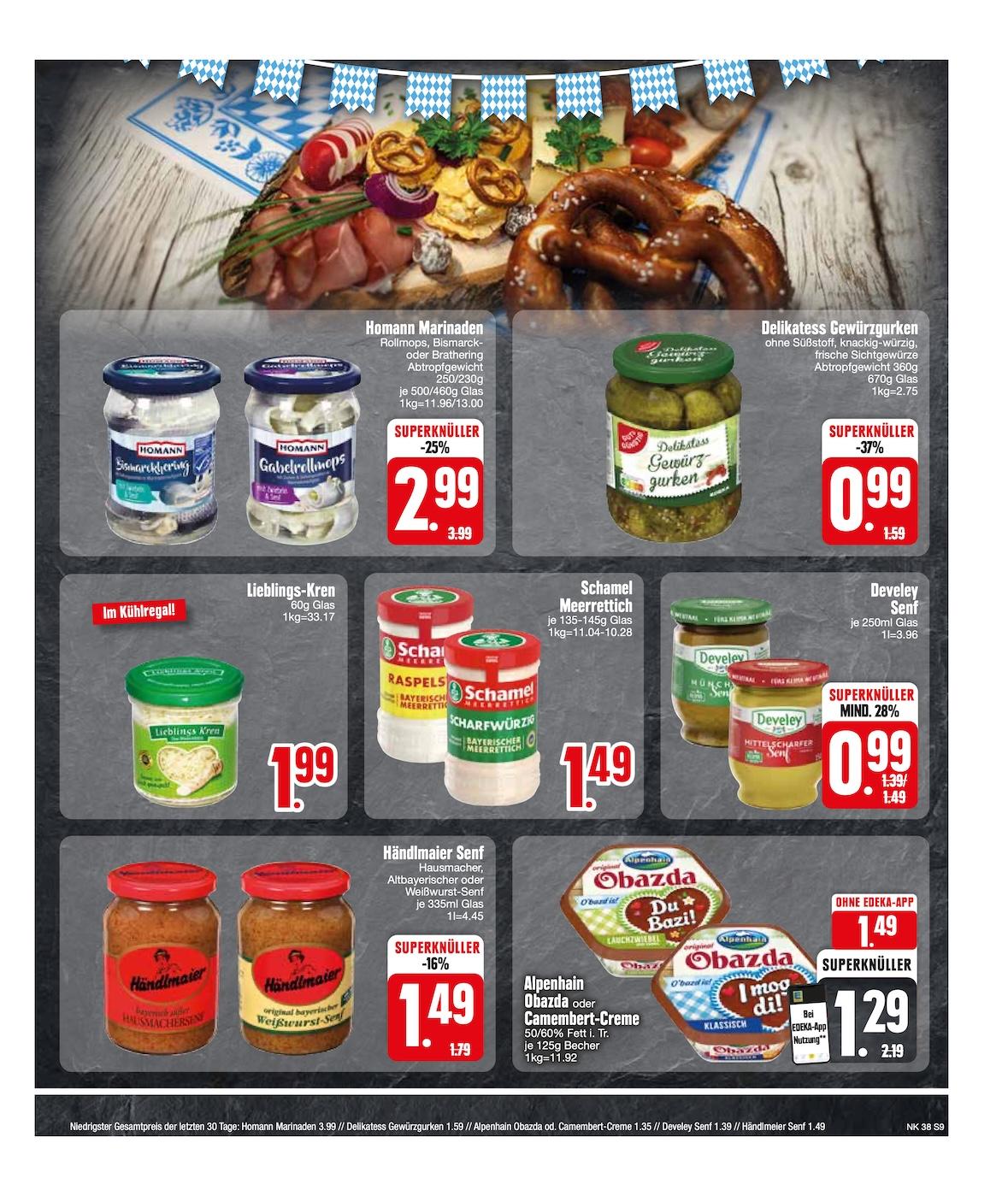 Edeka Prospekt ab Montag - Bayern Süd Seite 9