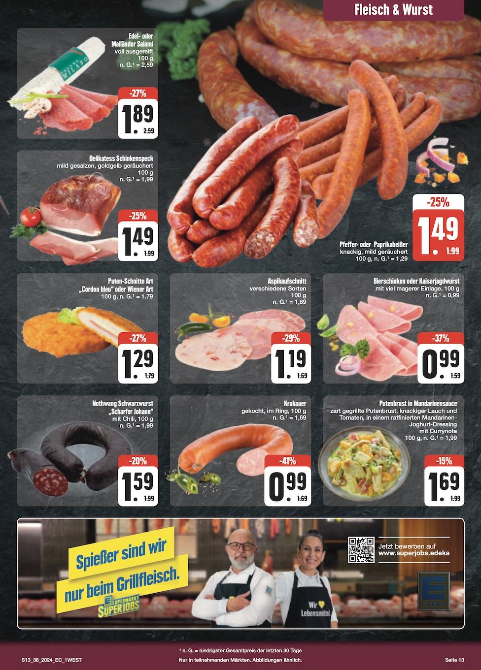 Edeka Prospekt ab Montag - Bayern Nord Seite 13