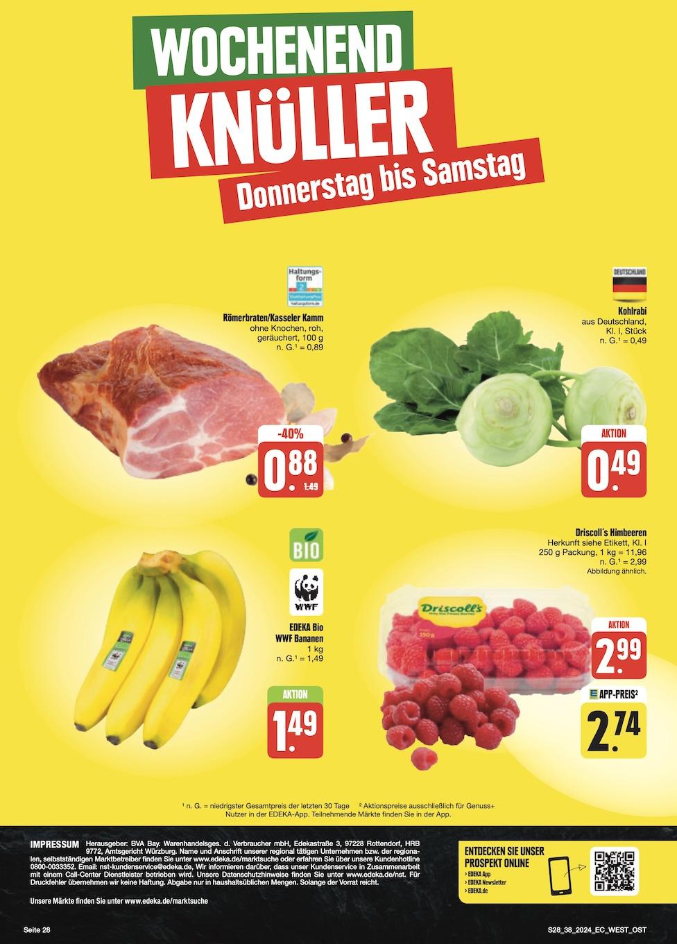 Edeka Prospekt ab Montag - Bayern Nord Seite 28