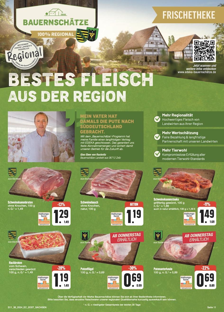 Edeka Prospekt ab Montag - Sachsen Seite 11