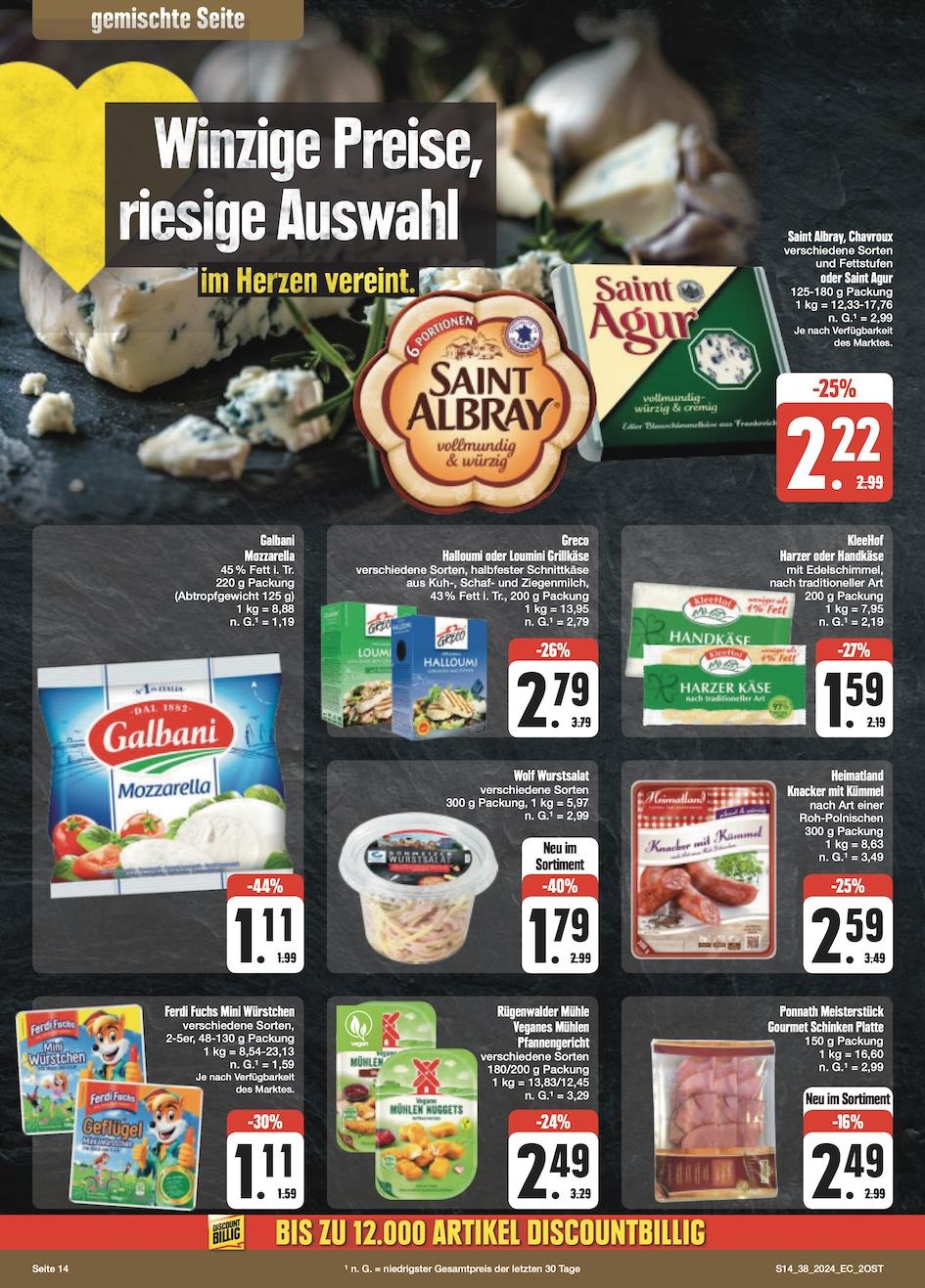 Edeka Prospekt ab Montag - Sachsen Seite 14