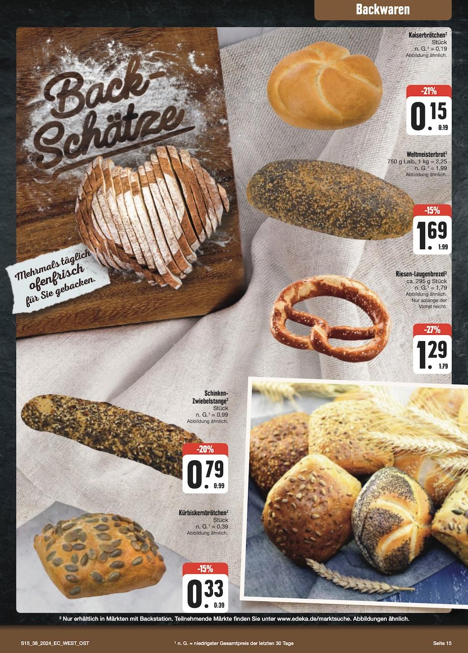 Edeka Prospekt ab Montag - Sachsen Seite 15