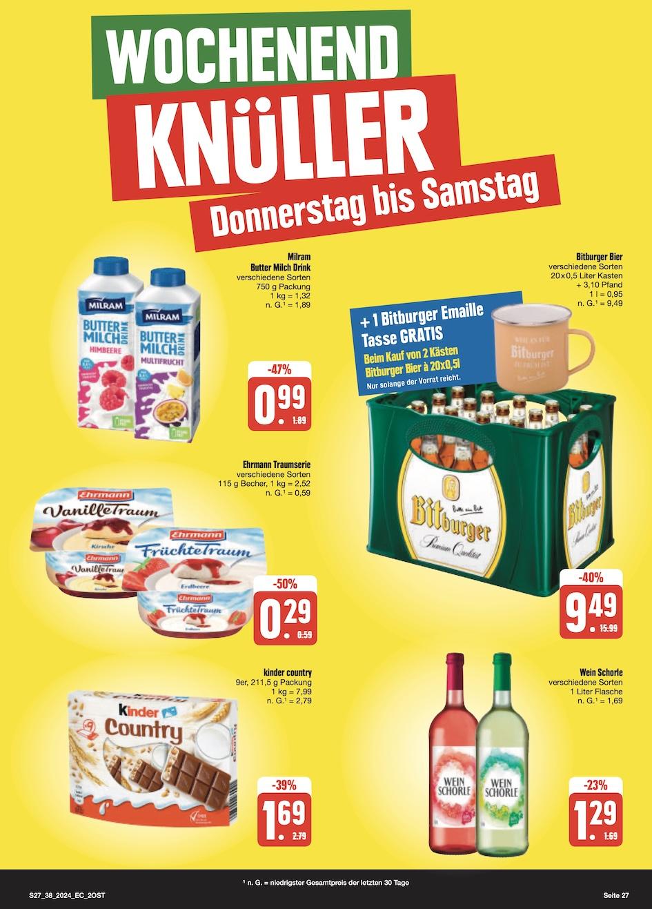 Edeka Prospekt ab Montag - Sachsen Seite 27