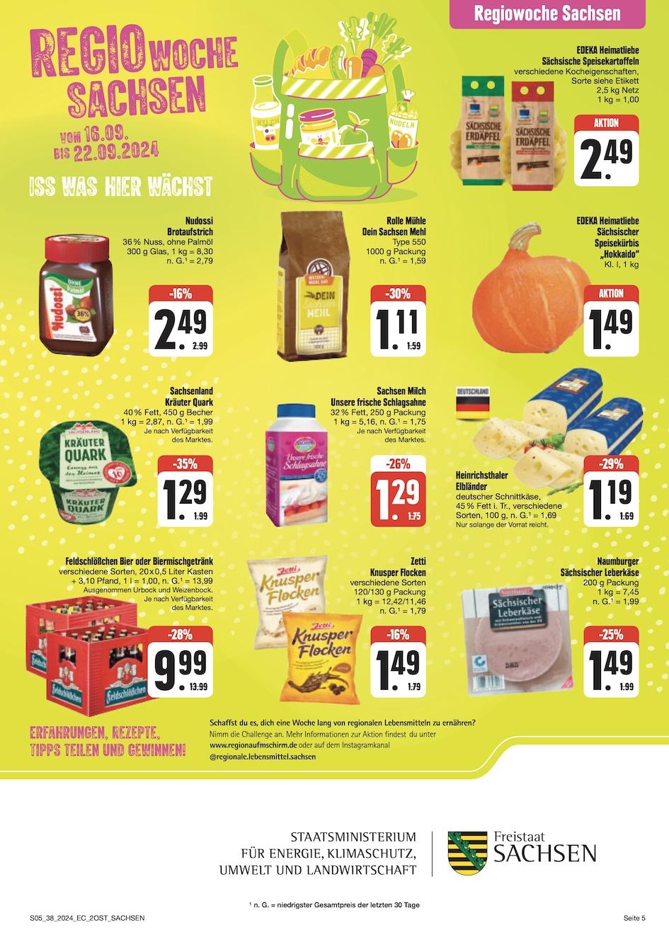 Edeka Prospekt ab Montag - Sachsen Seite 5