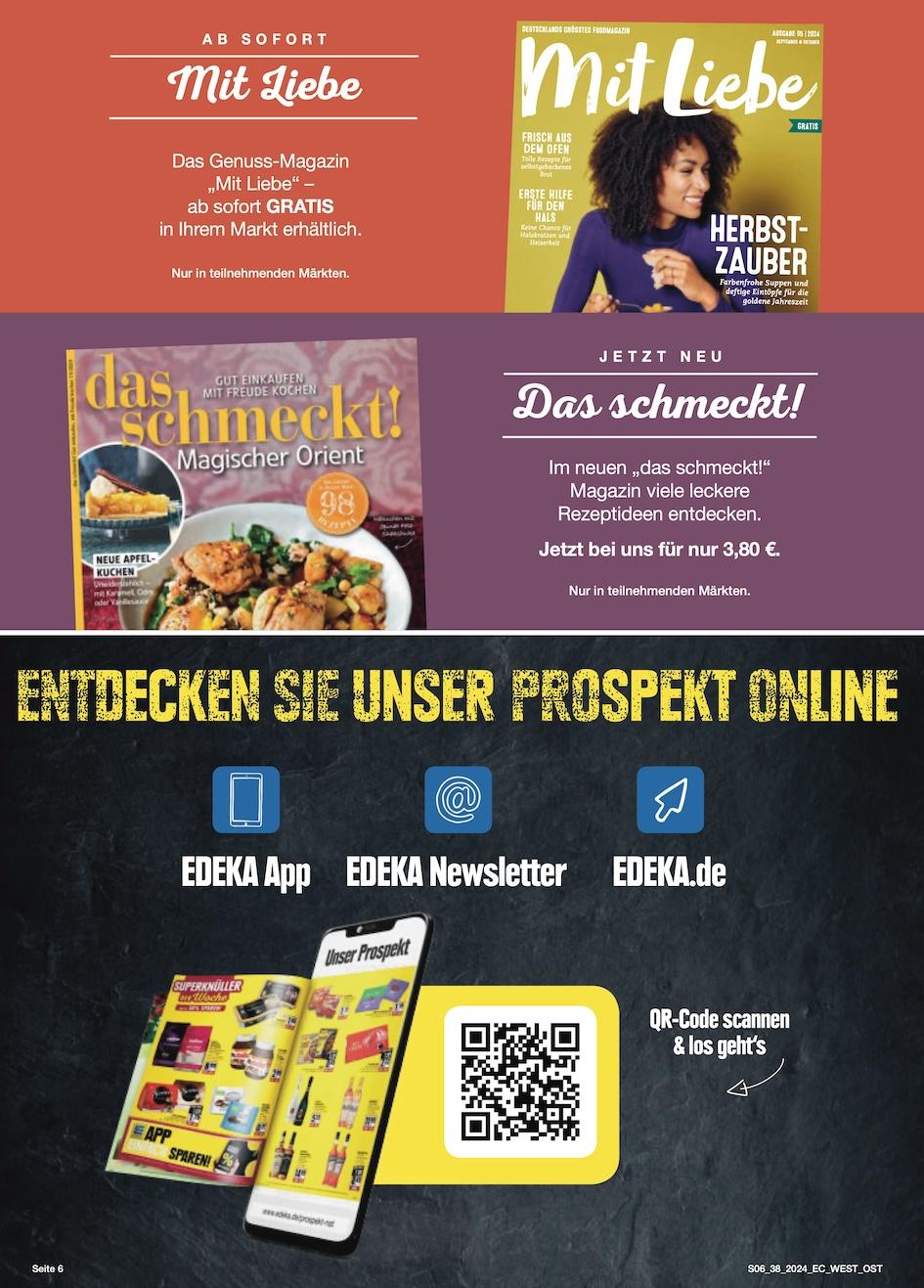 Edeka Prospekt ab Montag - Sachsen Seite 6
