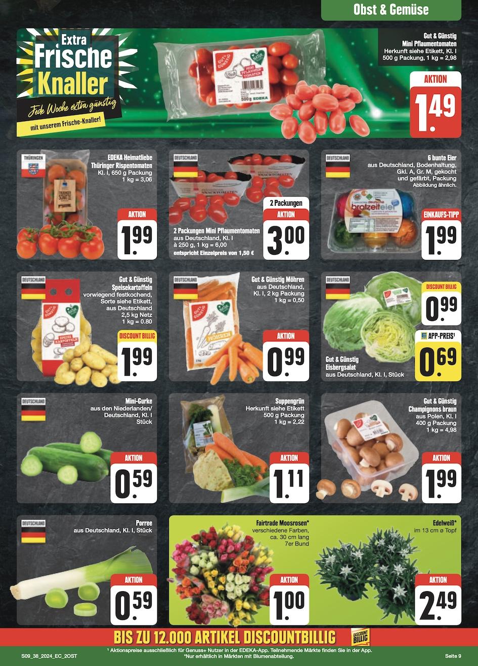 Edeka Prospekt ab Montag - Sachsen Seite 9