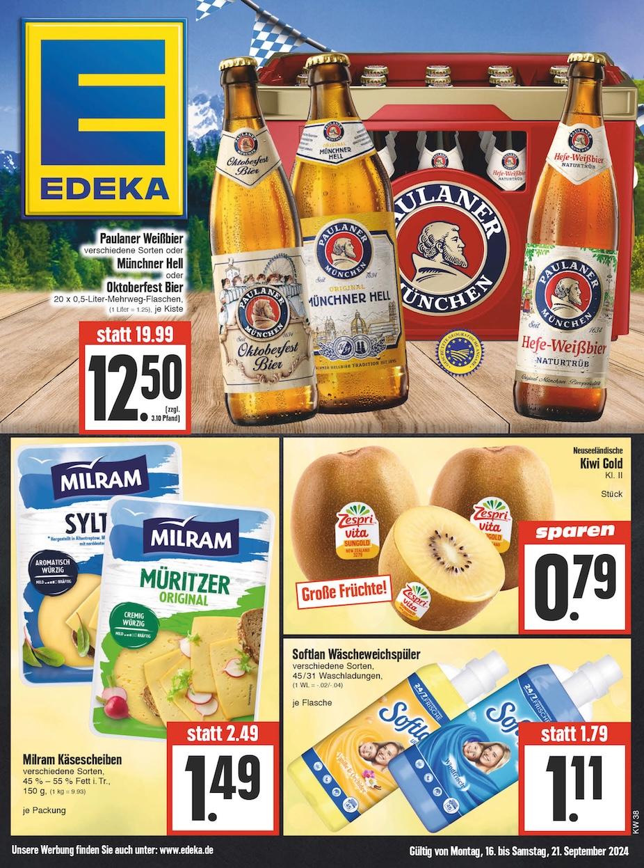 Edeka Prospekt ab Montag - Thüringen Seite 1