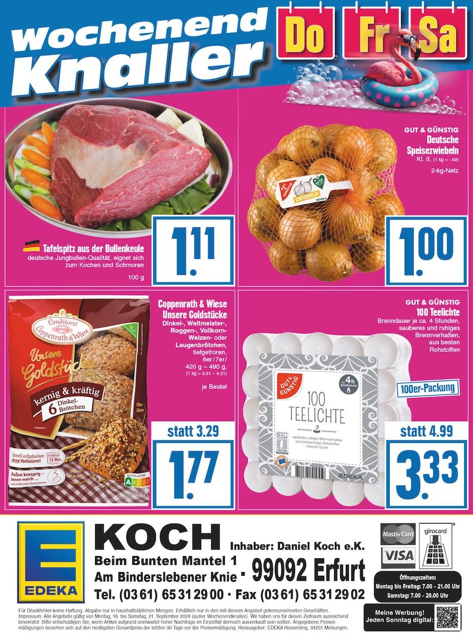 Edeka Prospekt ab Montag - Thüringen Seite 16