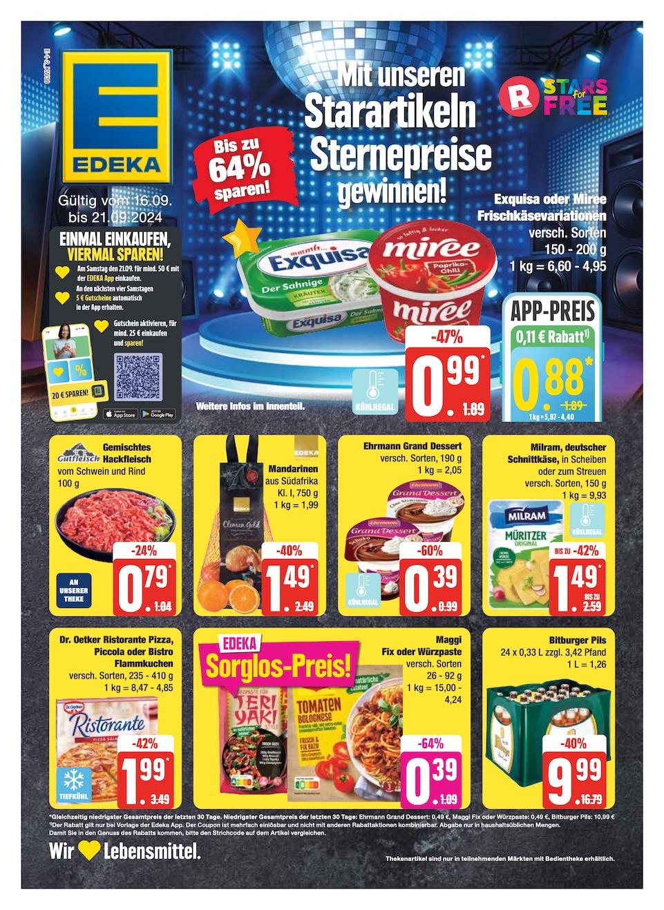 Edeka Prospekt ab Montag - Schleswig - Holstein Seite 1