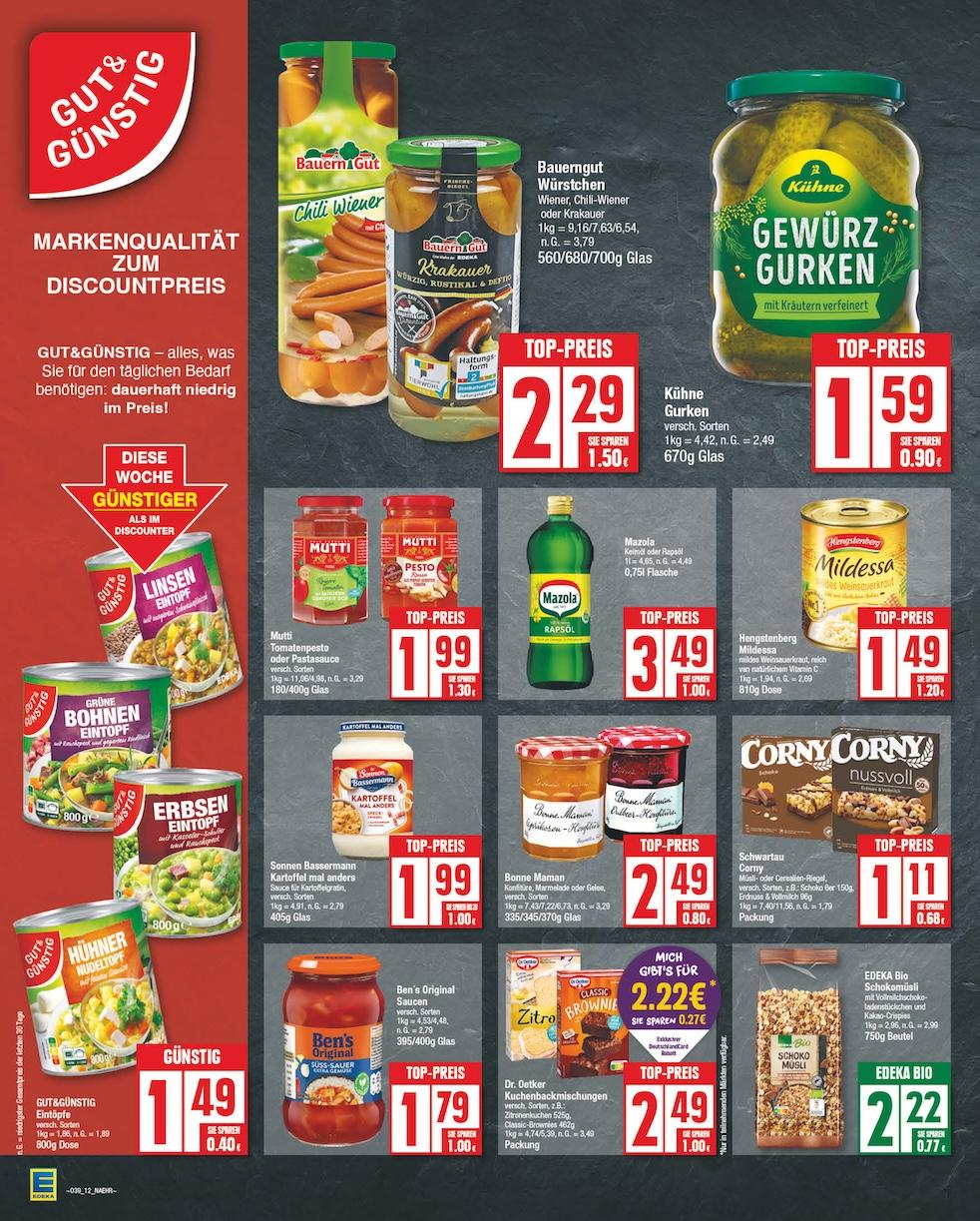 Edeka Prospekt ab Montag - Sachsen-Anhalt Seite 12