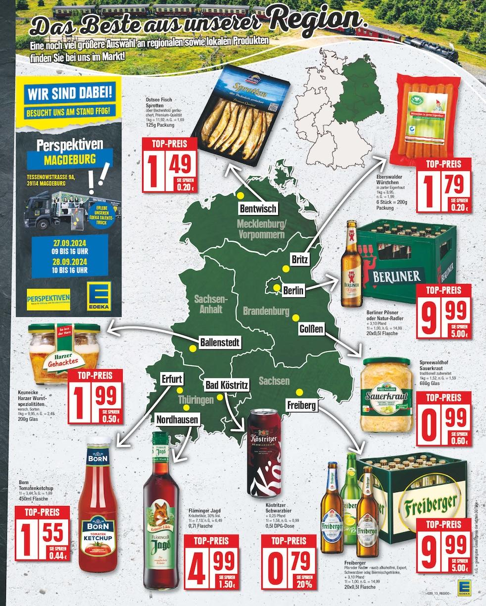 Edeka Prospekt ab Montag - Sachsen-Anhalt Seite 13