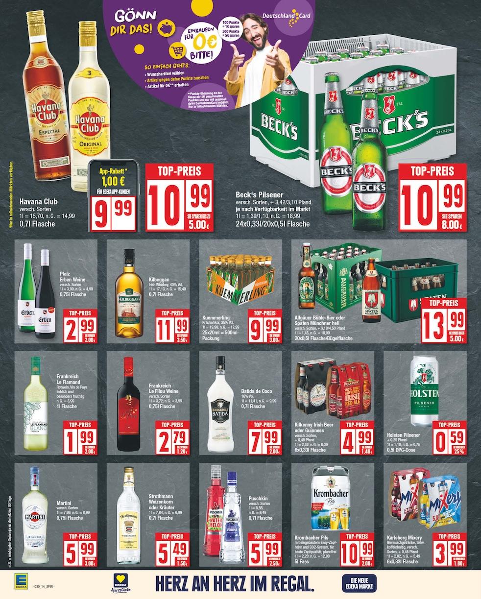Edeka Prospekt ab Montag - Sachsen-Anhalt Seite 14
