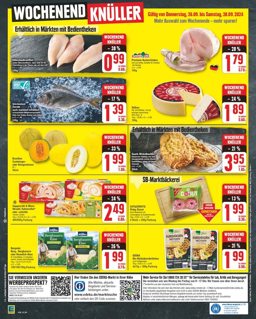 Edeka Prospekt ab Montag - Sachsen-Anhalt Seite 16