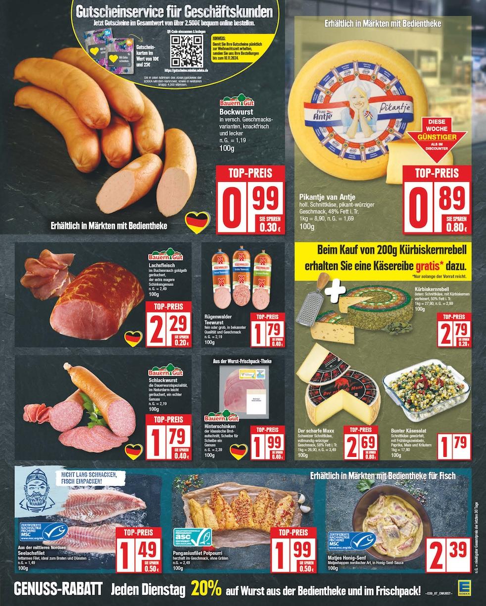 Edeka Prospekt ab Montag - Sachsen-Anhalt Seite 7