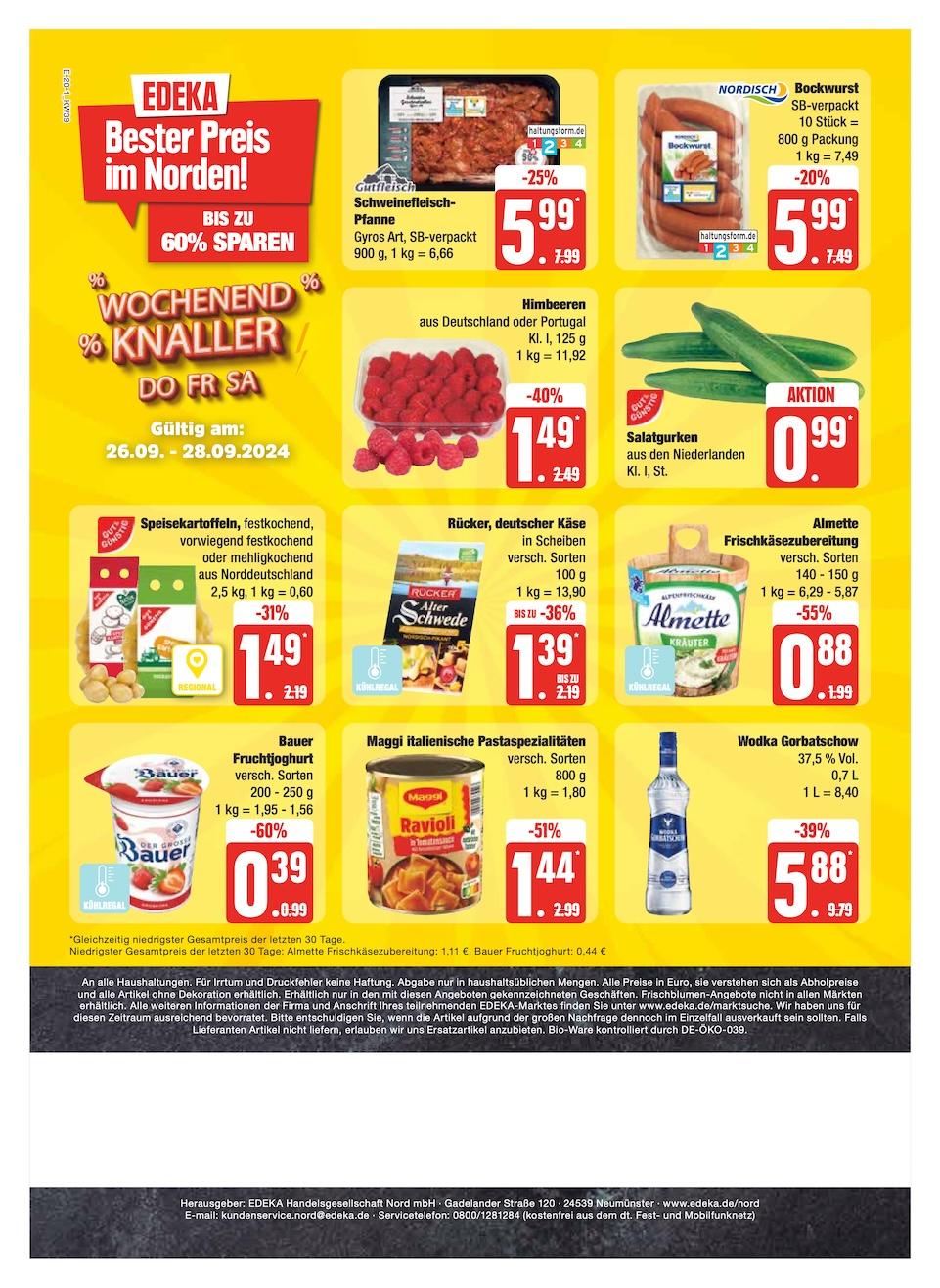 Edeka Prospekt ab Montag - Schleswig - Holstein Seite 20