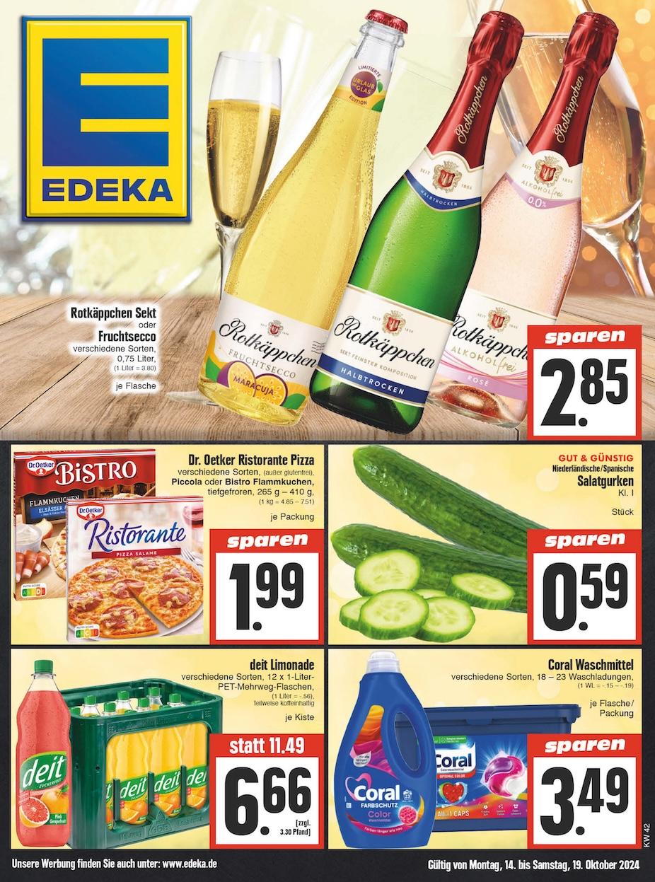 Edeka Prospekt ab Montag - Thüringen Seite 1