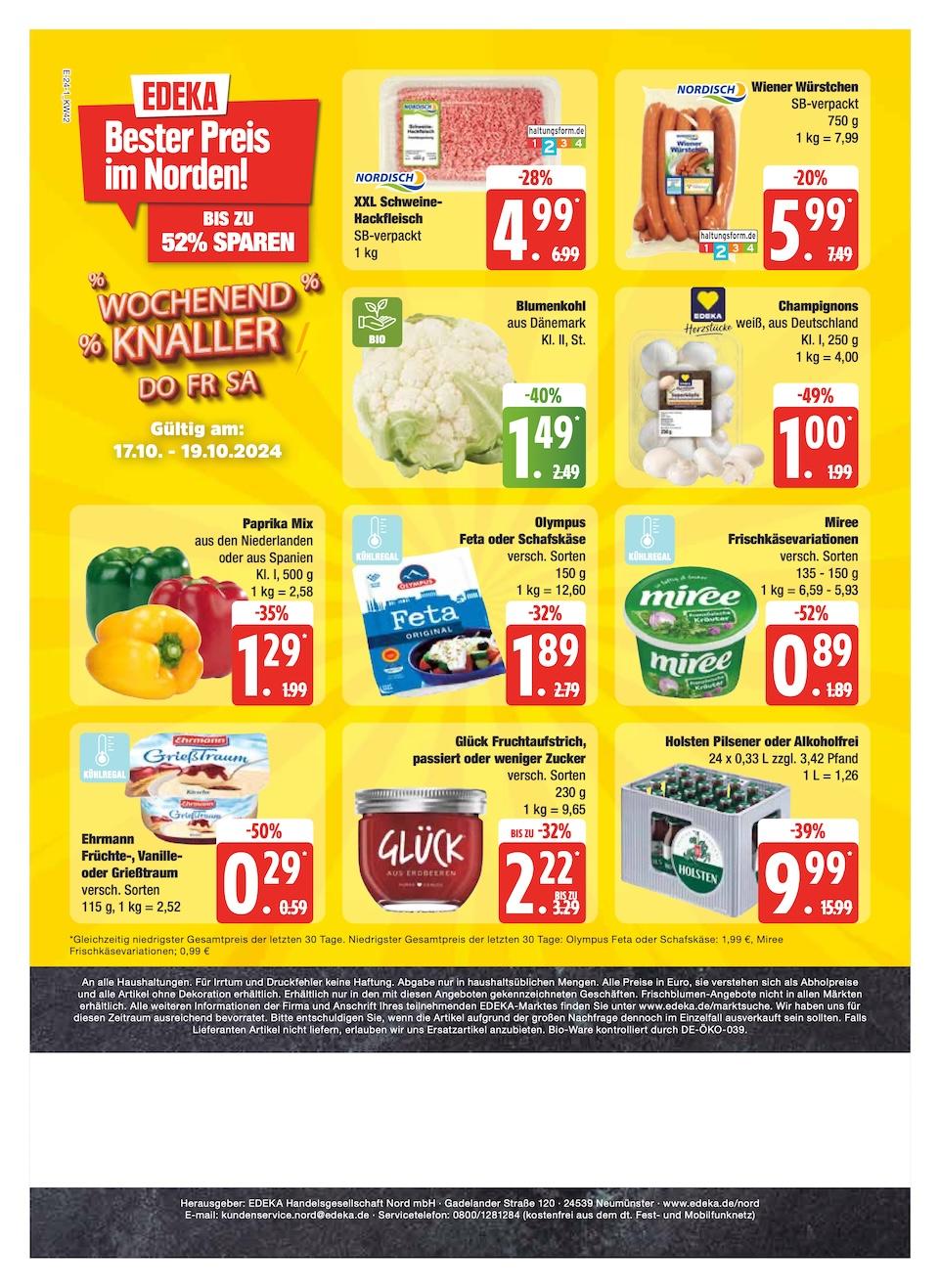 Edeka Prospekt ab Montag - Schleswig - Holstein Seite 24