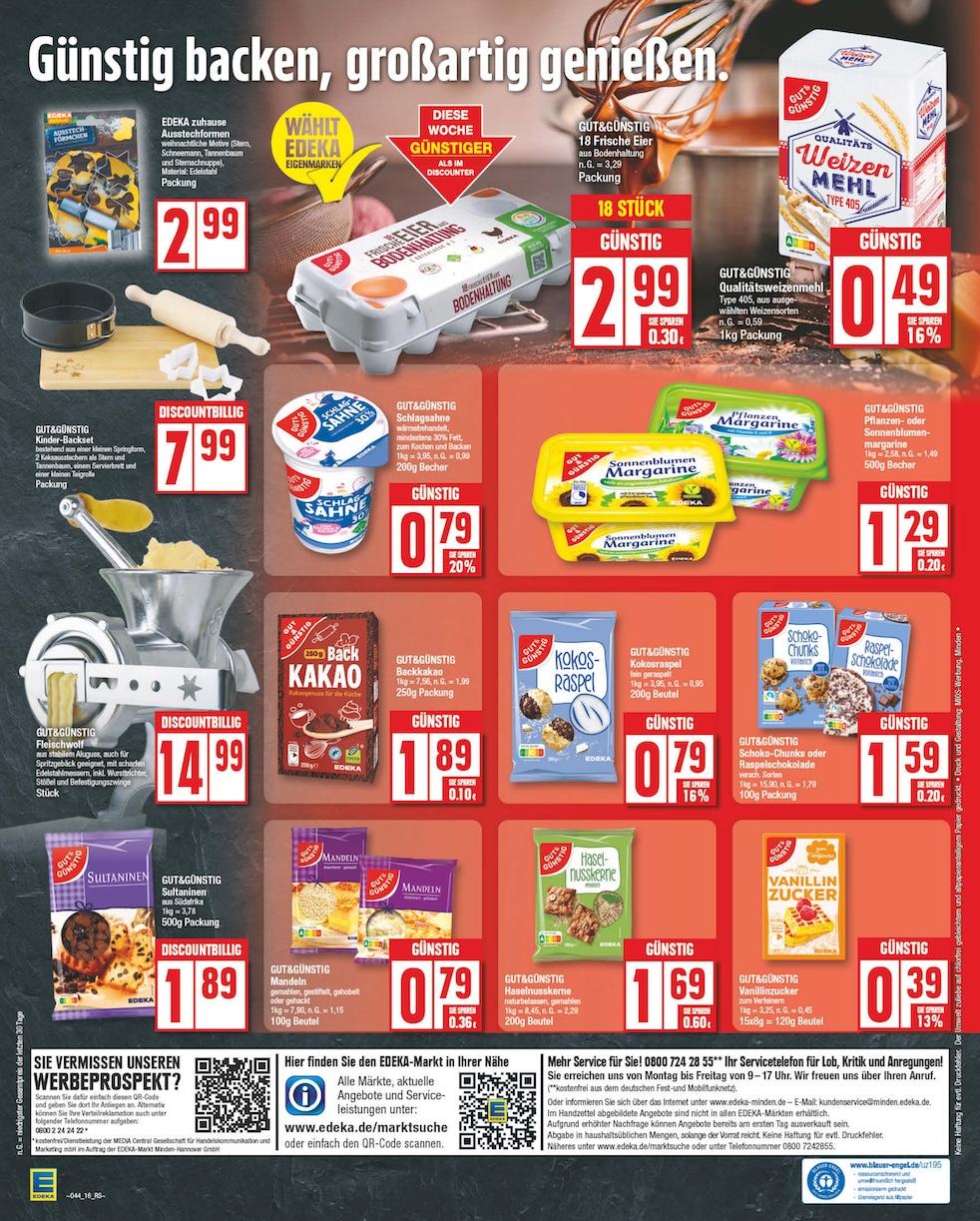 Edeka Prospekt ab Montag - Sachsen-Anhalt Seite 16