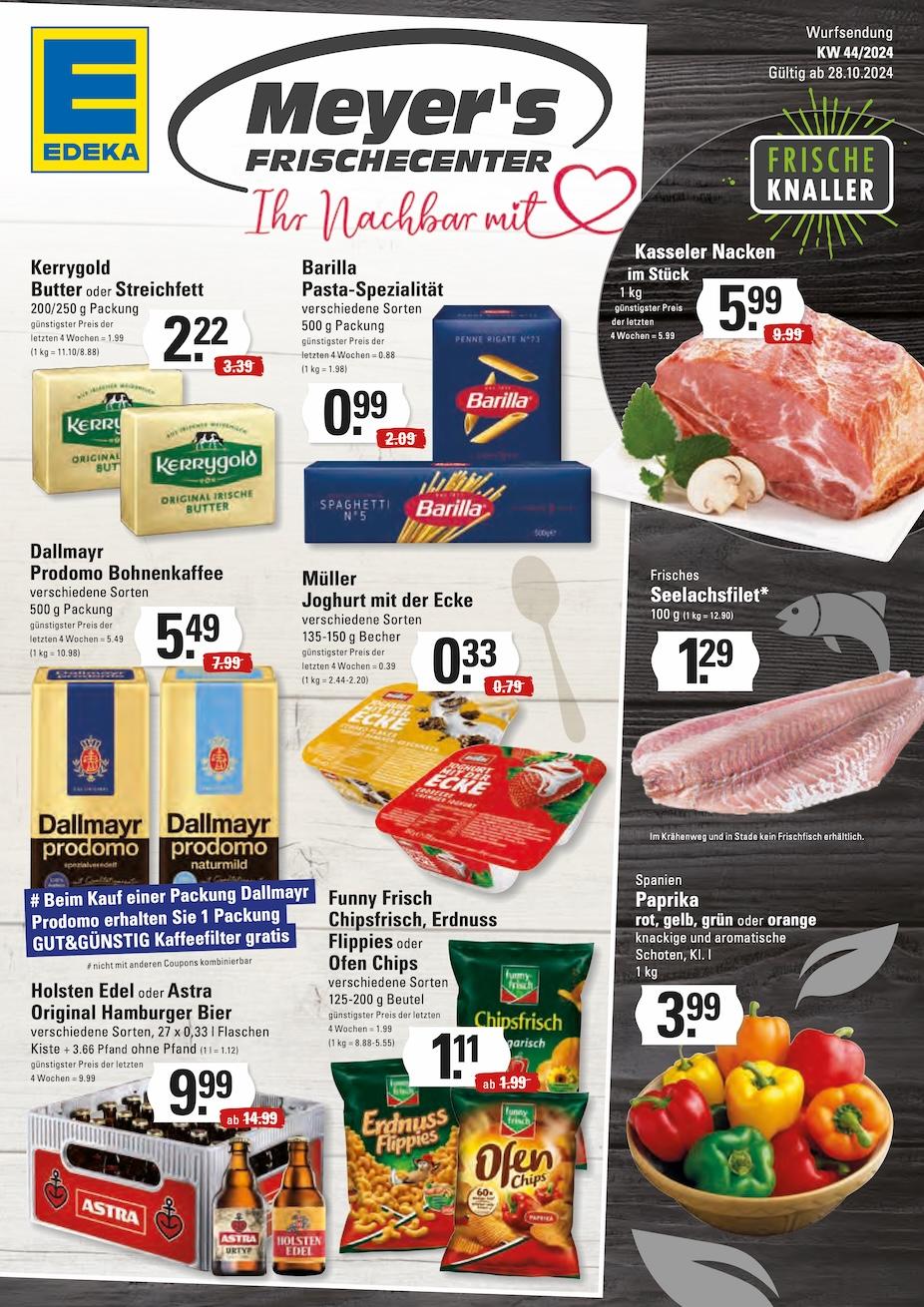 Edeka Prospekt ab Montag - Hamburg Seite 1