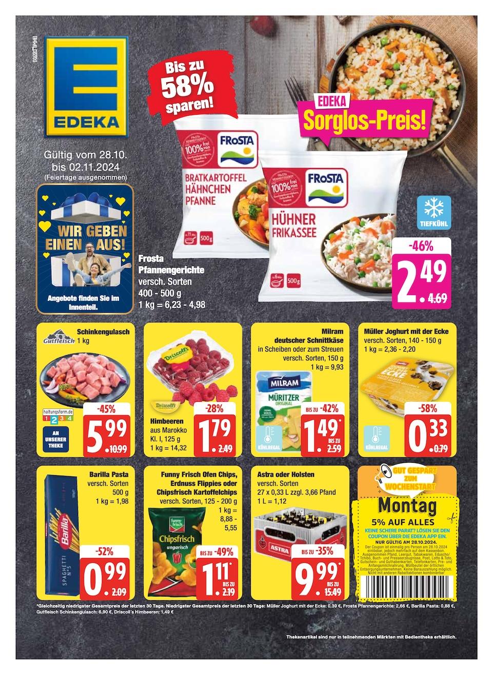 Edeka Prospekt ab Montag - Schleswig - Holstein Seite 1