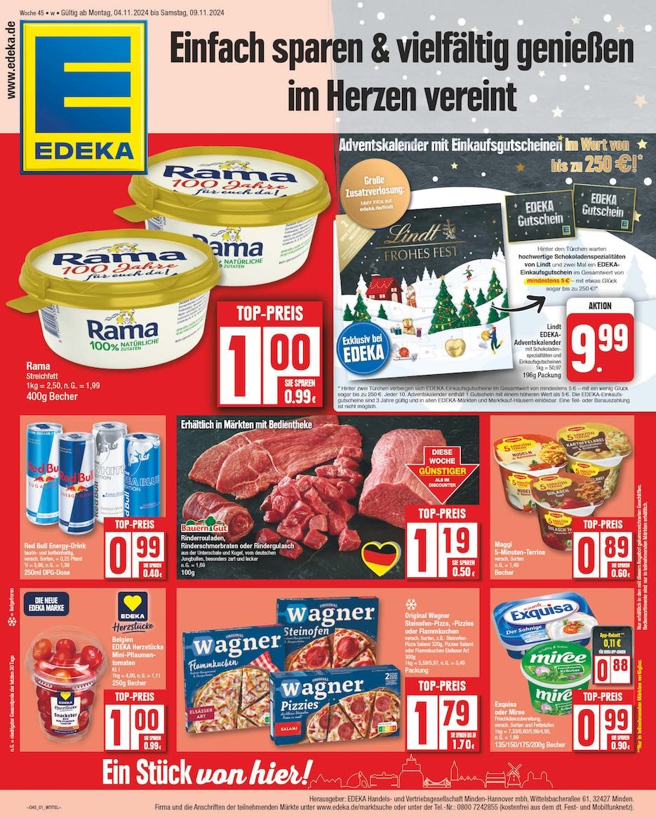 Edeka Prospekt ab Montag - Niedersachsen Seite 1