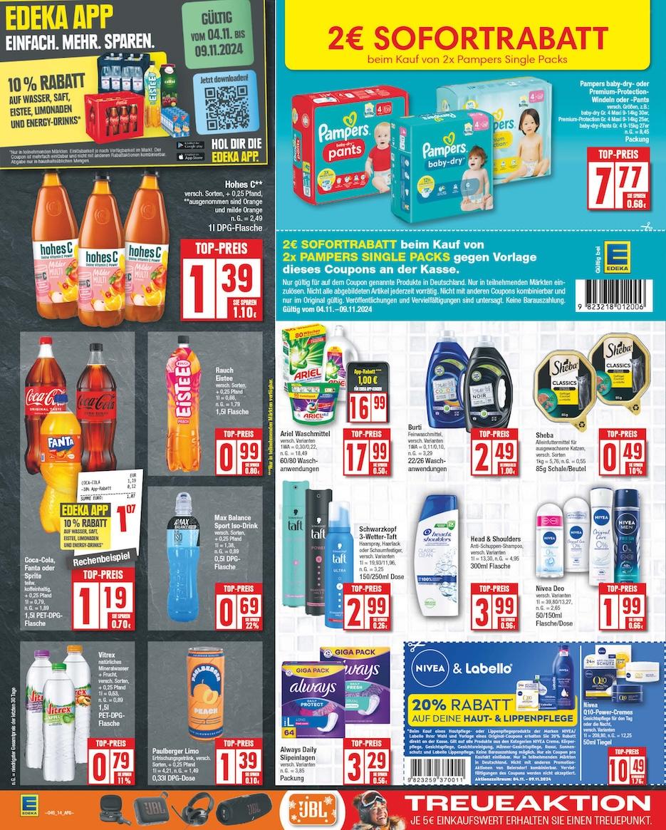 Edeka Prospekt ab Montag - Niedersachsen Seite 14