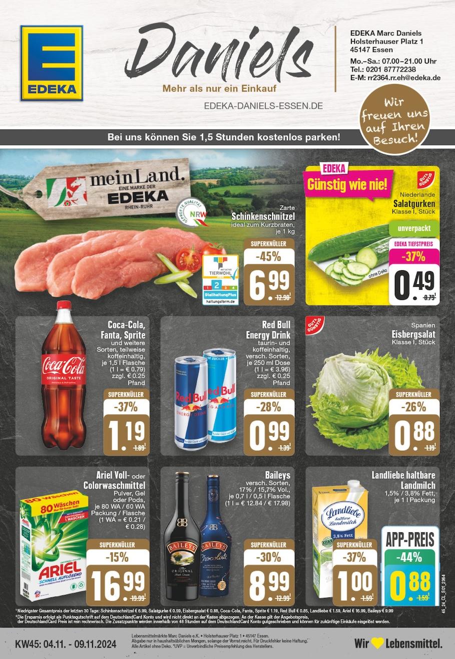 Edeka Prospekt ab Montag - Nordrhein - Westfalen Seite 1