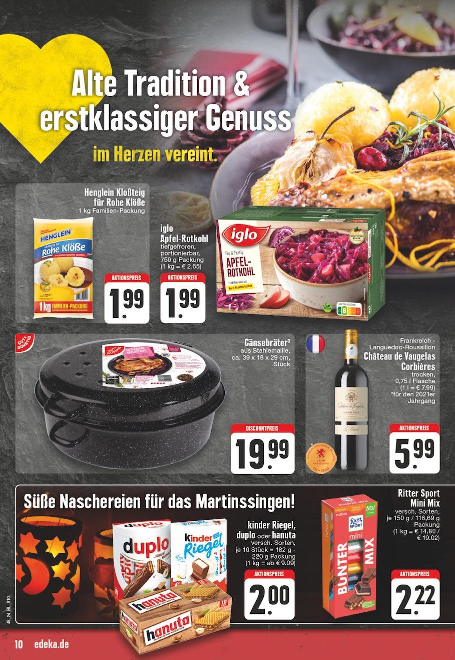 Edeka Prospekt ab Montag - Nordrhein - Westfalen Seite 10