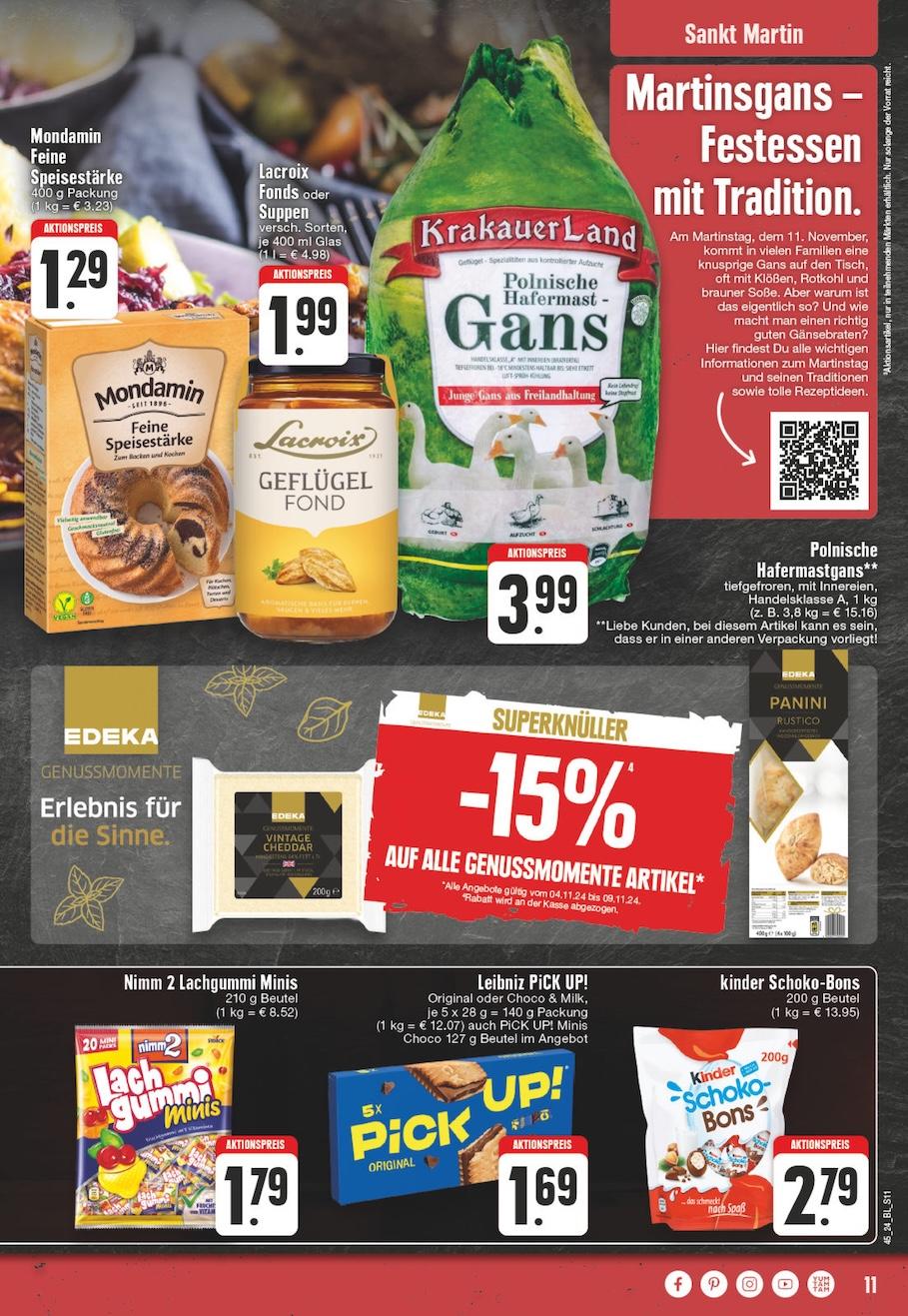 Edeka Prospekt ab Montag - Nordrhein - Westfalen Seite 11