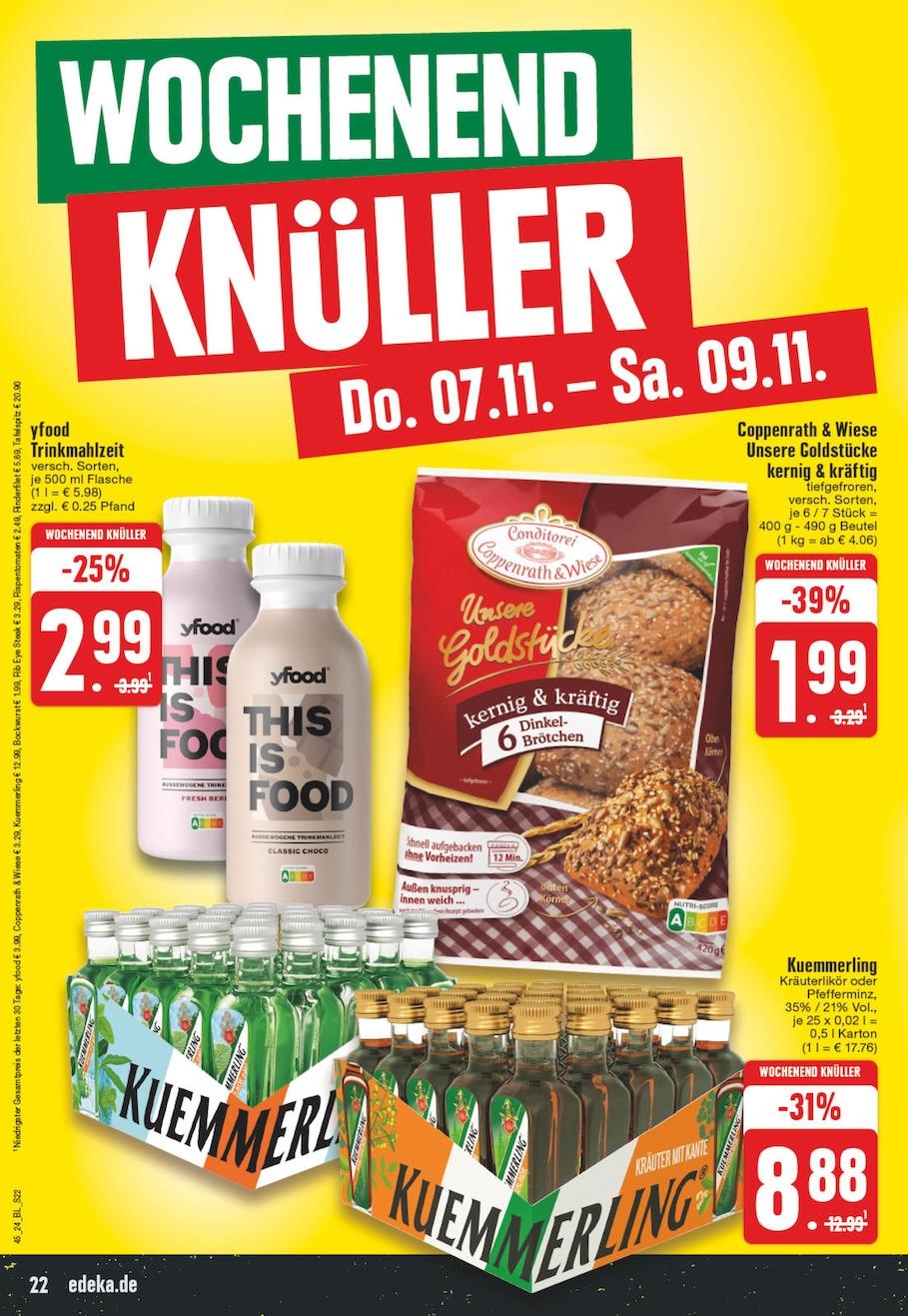 Edeka Prospekt ab Montag - Nordrhein - Westfalen Seite 22