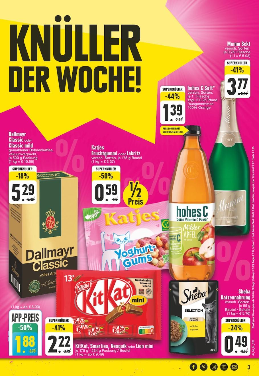 Edeka Prospekt ab Montag - Nordrhein - Westfalen Seite 3
