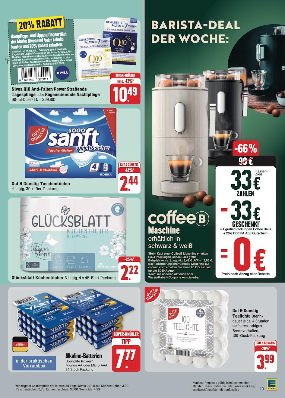 Edeka Prospekt ab Montag - Baden - Württemberg Seite 27