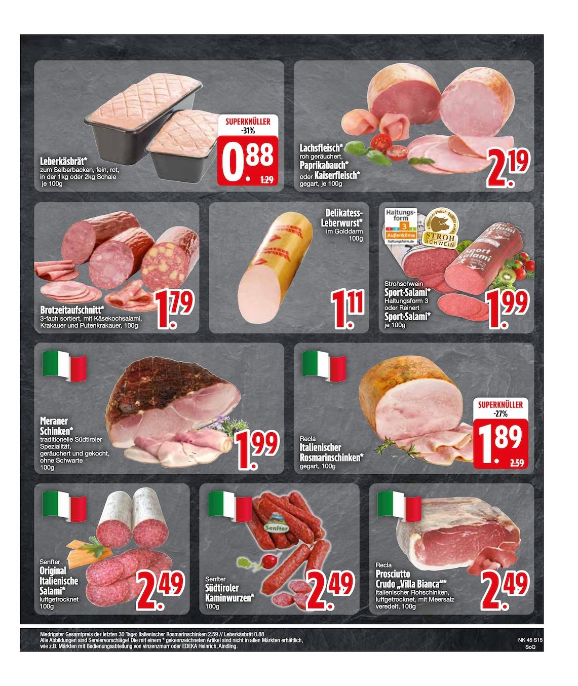 Edeka Prospekt ab Montag - Bayern Süd Seite 15