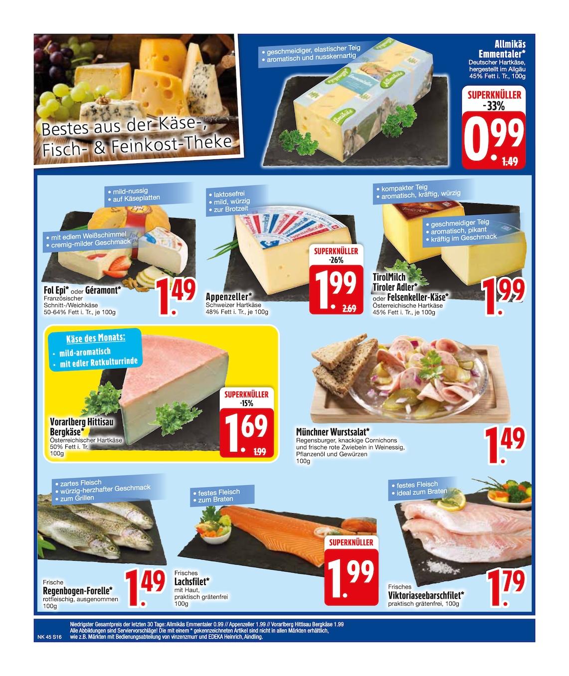 Edeka Prospekt ab Montag - Bayern Süd Seite 16