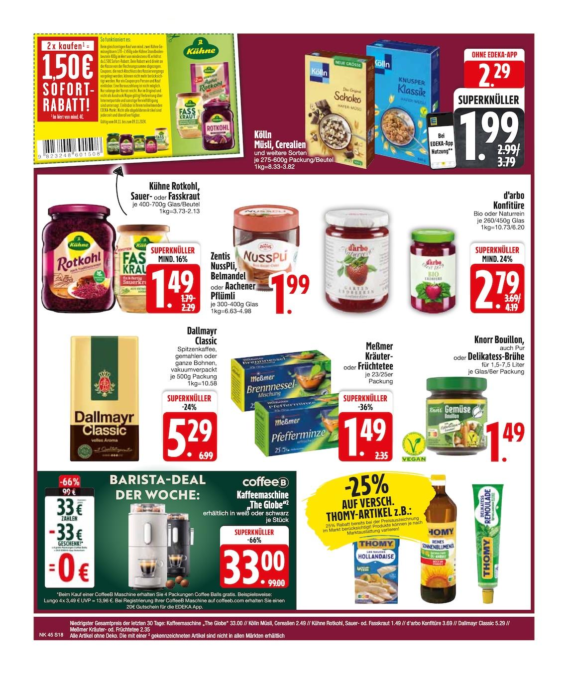Edeka Prospekt ab Montag - Bayern Süd Seite 18