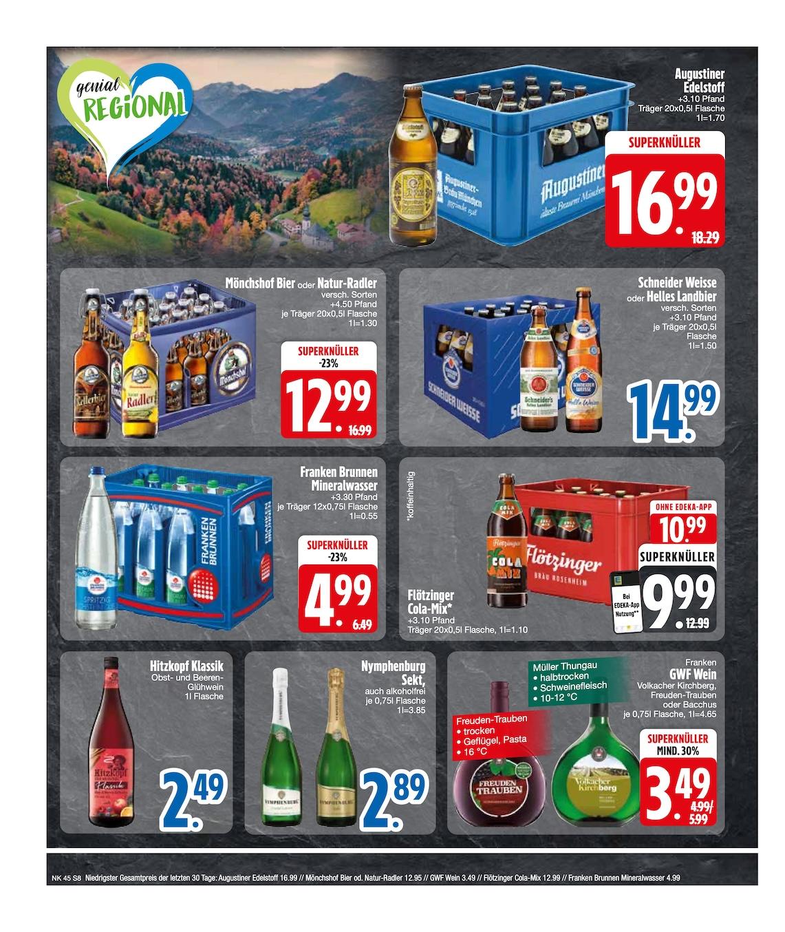 Edeka Prospekt ab Montag - Bayern Süd Seite 8