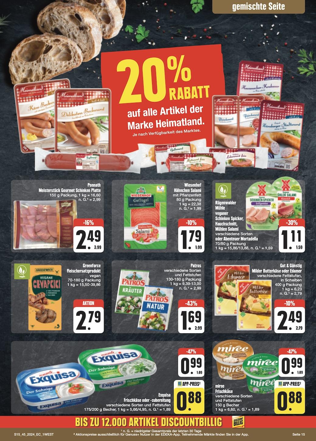 Edeka Prospekt ab Montag - Bayern Nord Seite 15