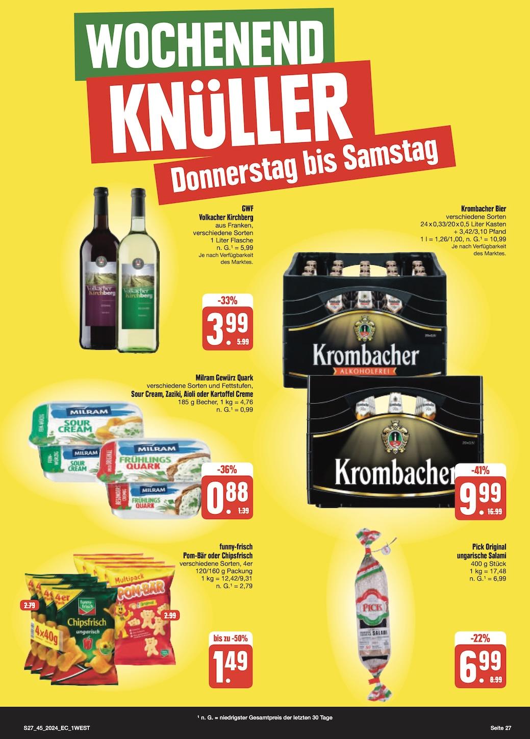 Edeka Prospekt ab Montag - Bayern Nord Seite 27
