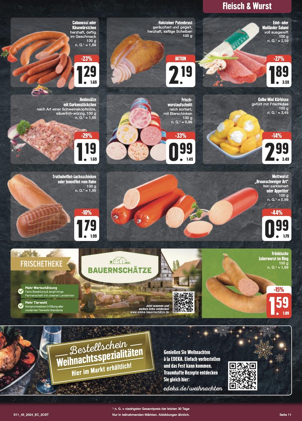Edeka Prospekt ab Montag - Sachsen Seite 11