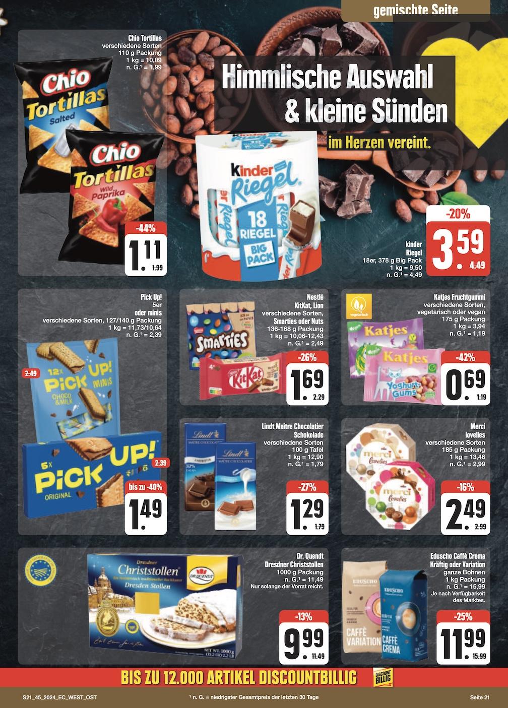 Edeka Prospekt ab Montag - Sachsen Seite 21