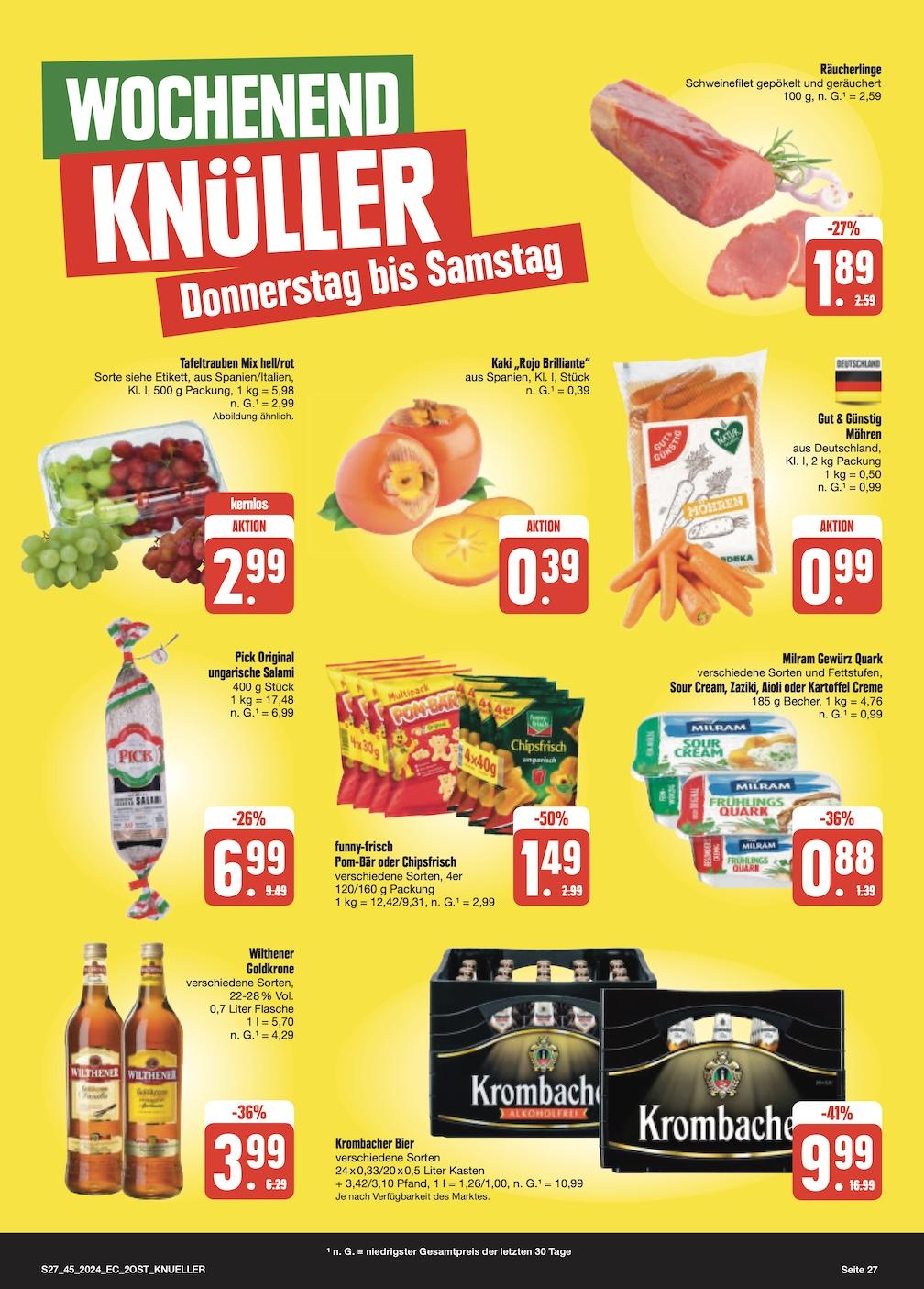 Edeka Prospekt ab Montag - Sachsen Seite 27