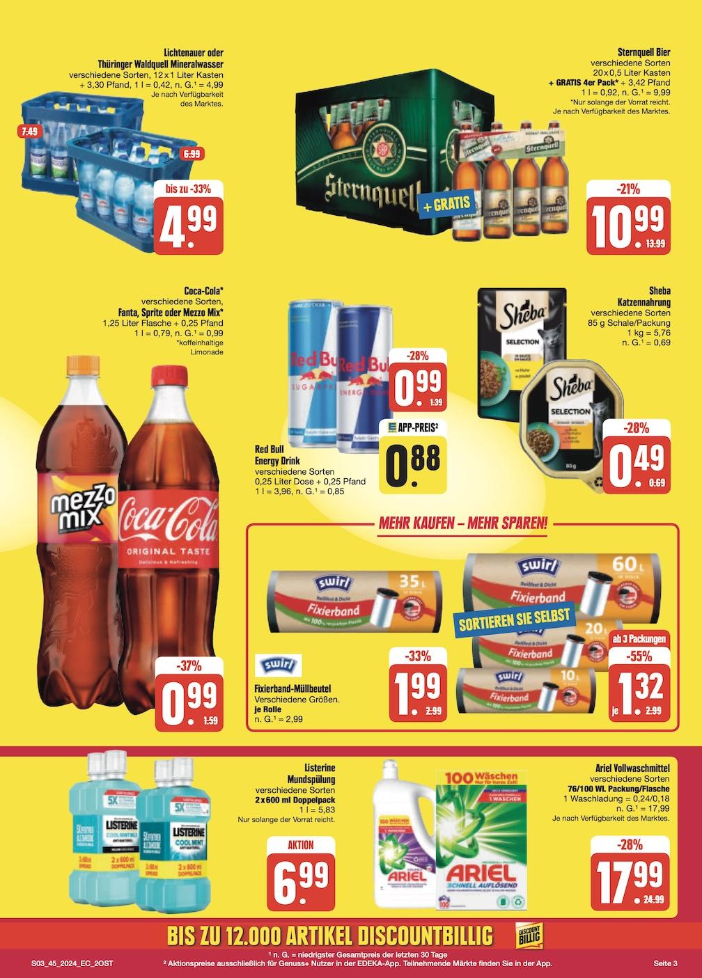 Edeka Prospekt ab Montag - Sachsen Seite 3