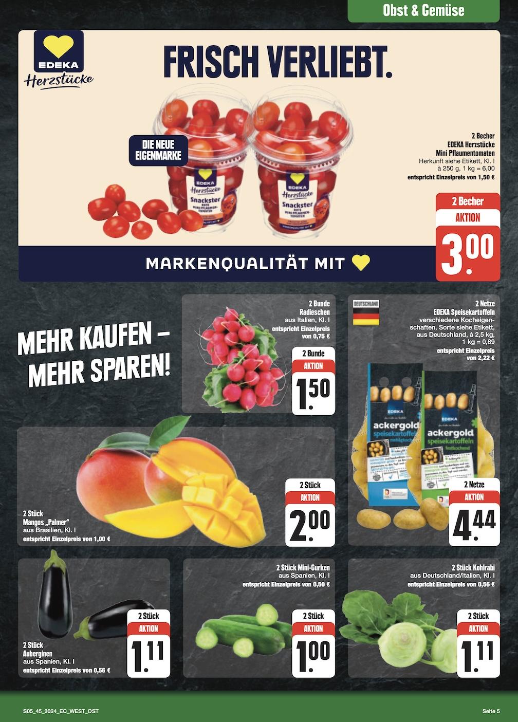 Edeka Prospekt ab Montag - Sachsen Seite 5