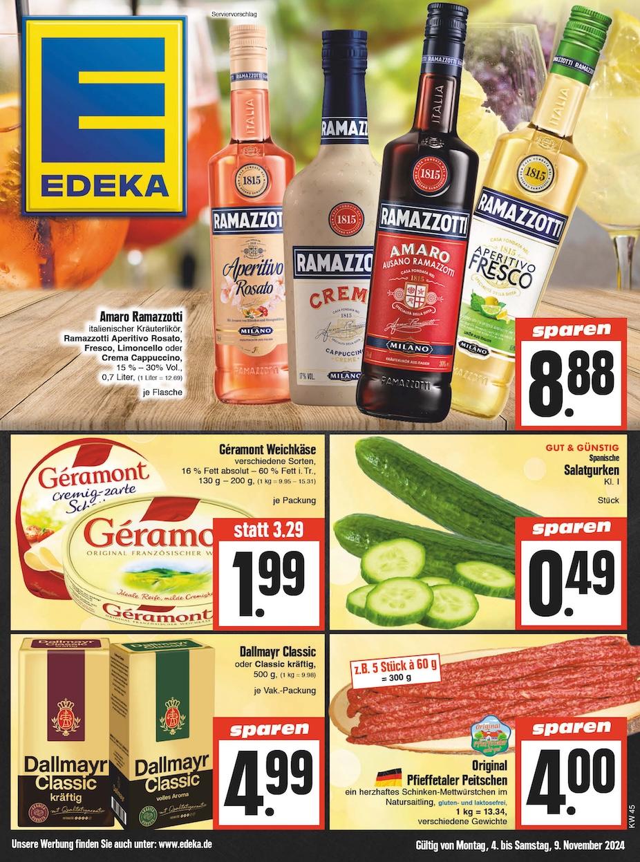 Edeka Prospekt ab Montag - Thüringen Seite 1
